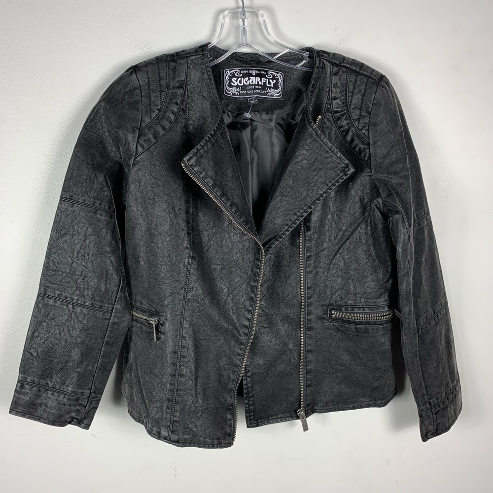 Nordstrom Sugarfly Faux Leather Moto Jacket